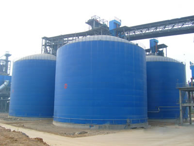 合作水泥钢板库改造